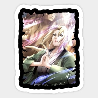 TSUNADE SENJU MERCH VTG Sticker